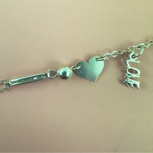 NEW Bracelet | Silver Heart and Love Charm Bracelet